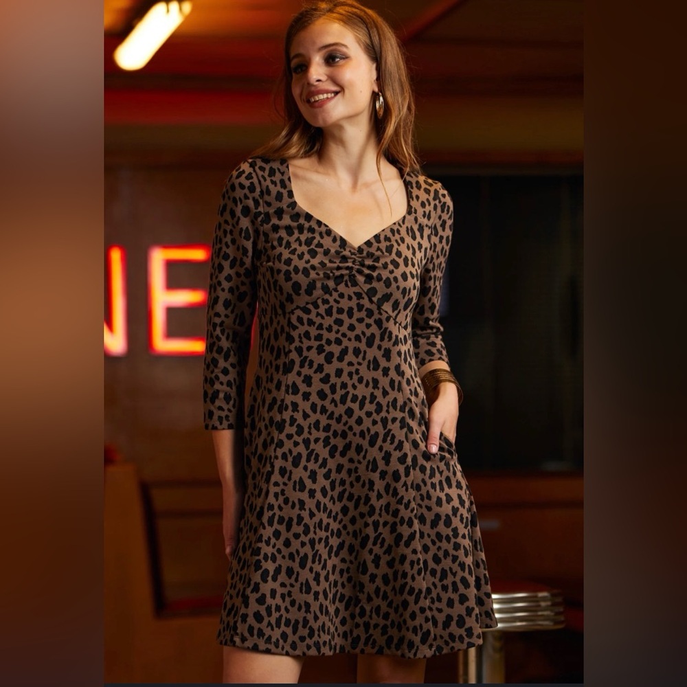 Modcloth Leopard Print dress